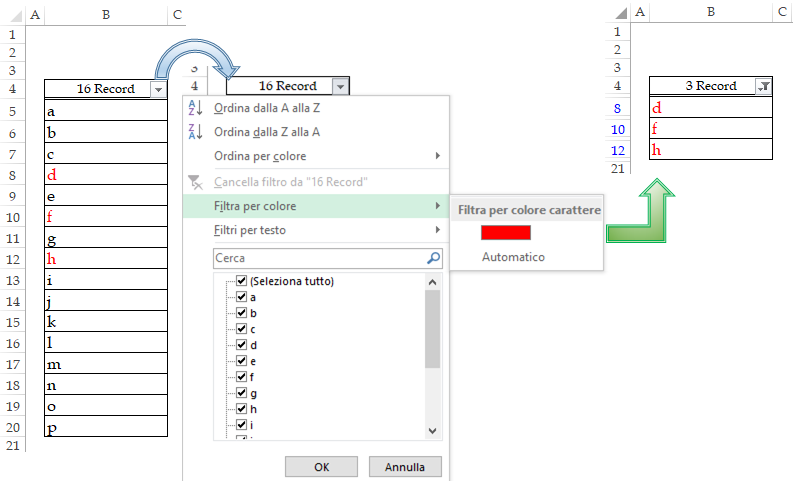 Excel Contare Celle Colorate Senza Macro