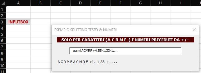 UserForm inserimento testo da "splittare"