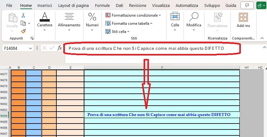 Problema visualizzazione